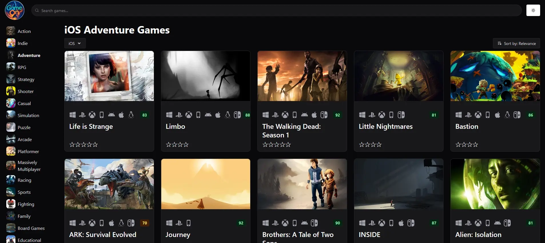 Game Hub - React | React Query